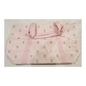 Victoria's Secret Pink Striped Tote Bag - NEW